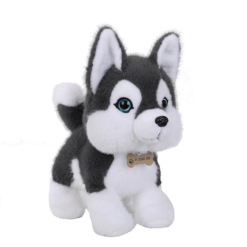 Plush Cute Husky Toys Stuffed Children Funny Pet Cartoon Souvenir Gifts Dolls