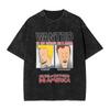 Harajuku  Cotton Oversized TshirtMen Short Sleeve TeesBeavis And Butthead Summer Loose Washed Tops TShirt