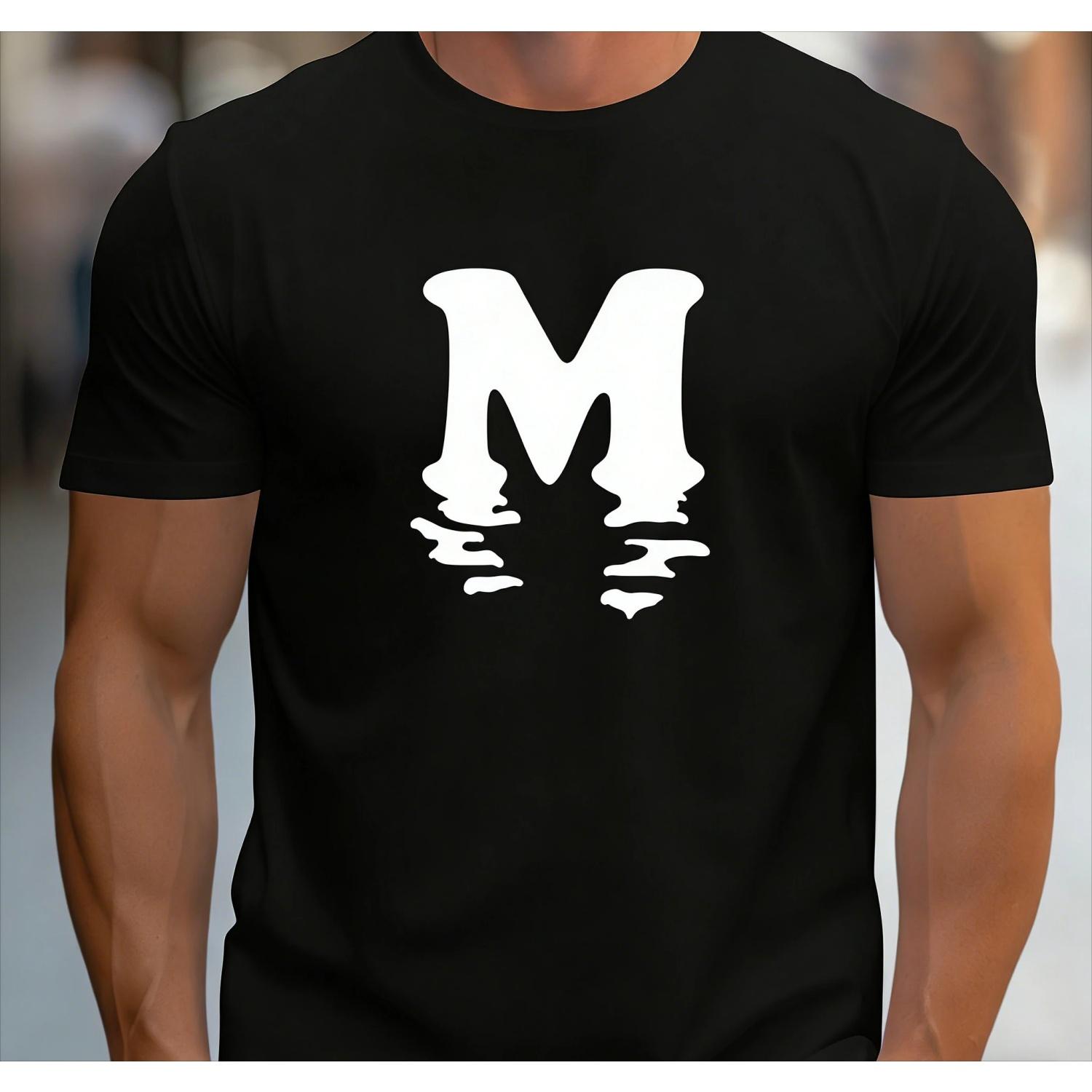 

Men s Quick Dry T-Shirt Reflective M Graphic Water Ripple Print Short Sleeve Athletic Tee for Gym Running S чёрный