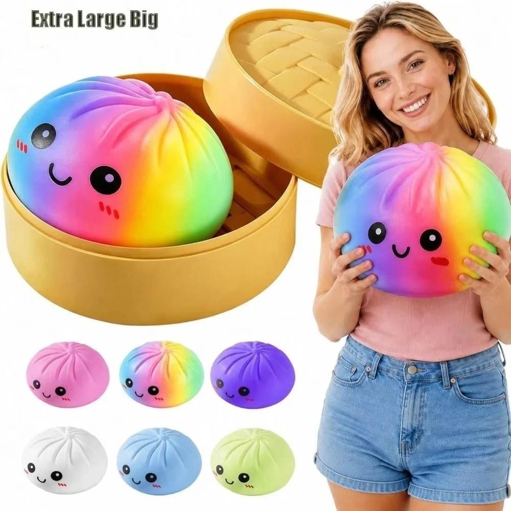 Langsam aufgehendes Knödel Sensorik Spielzeug Weicher Fidget Quetschbrötchen Kreative Knödel Quetschspielzeug Halloween