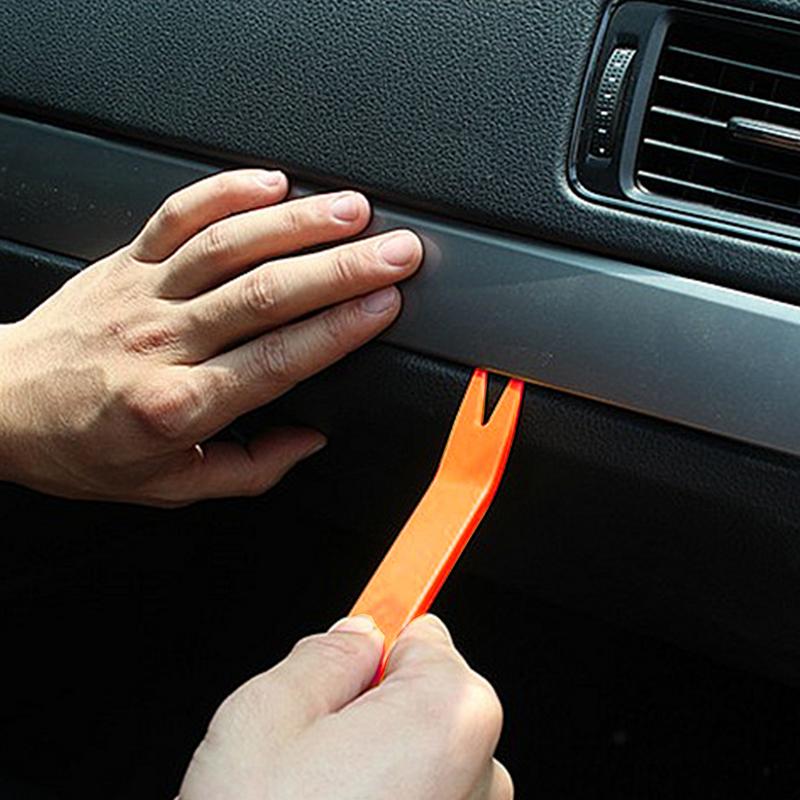 Instrument pentru îndepărtarea ornamentelor 4 buc. Kit de îndepărtare a ornamentelor interioare Instrument pentru îndepărtarea panoului ușii Instrument pentru îndepărtarea panoului pentru ornamentele ușii mașinii Instrument audio pentru bordul mașinii
