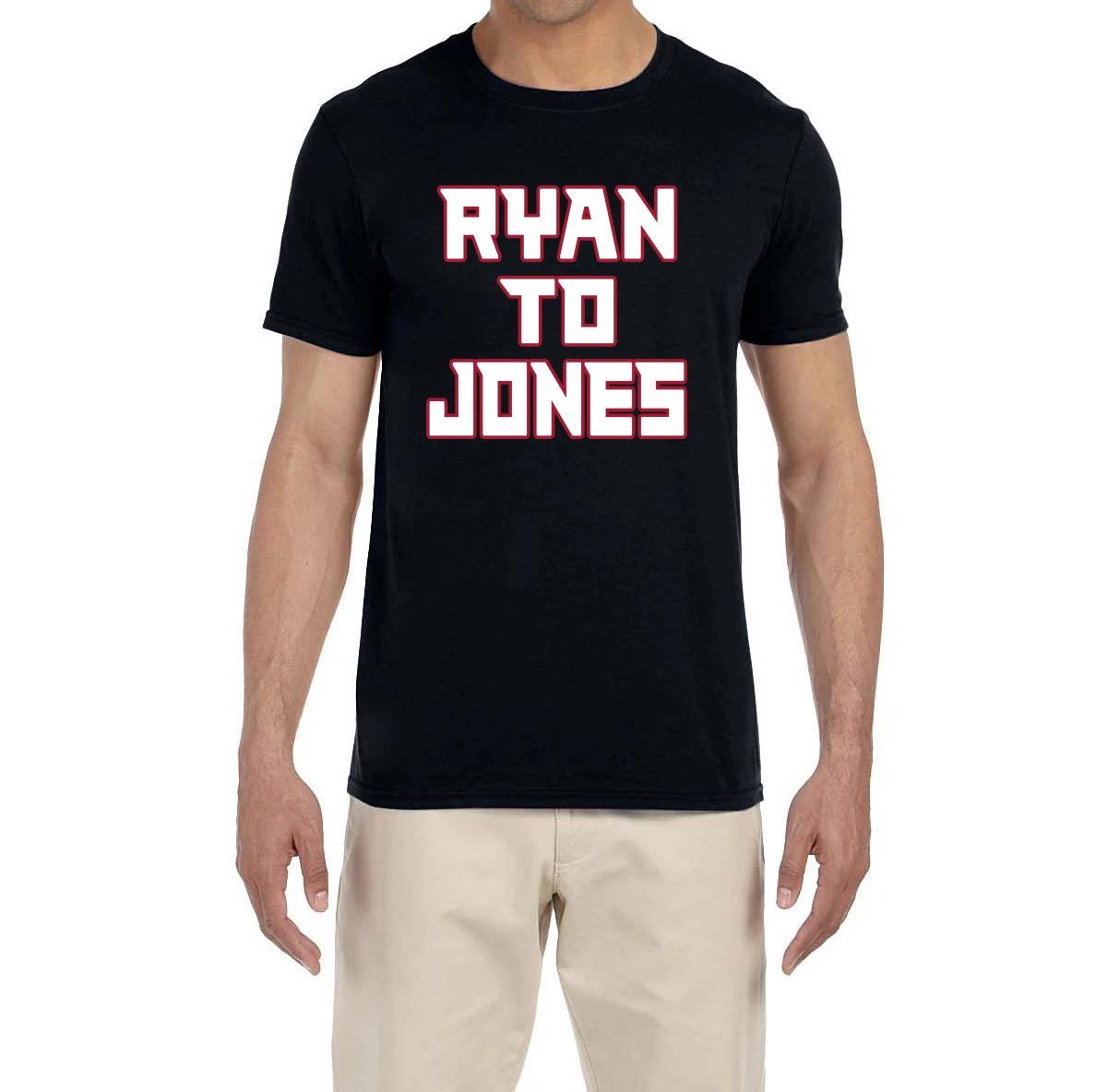 Atlanta Falcons Matt Ryan To Julio Jones T-Shirt XXXXL