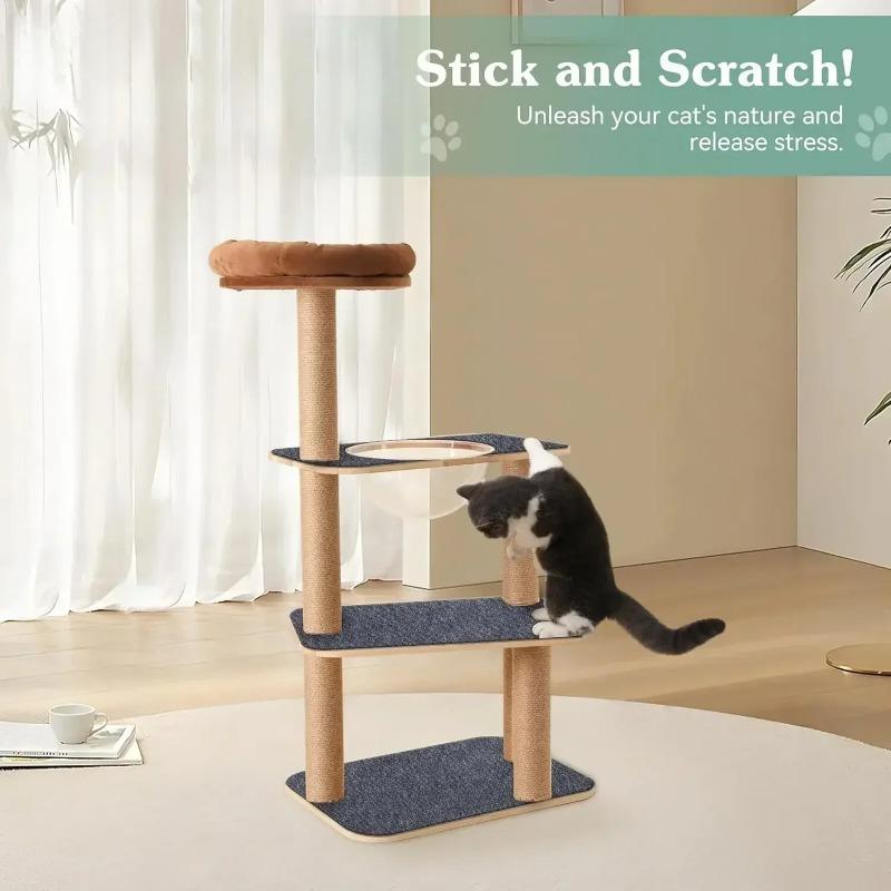Trimmable Cat Scratching Mat Cat Scratcher Sofa Tape Scratching Post Self-adhesive Carpet Cats Scratch Board Cat Accessories