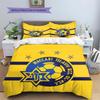 Maccabi Tel Aviv F.C Pattern Bedding,Quilt Set Quilt Cover Pillowcase Home Birthday Gift(1 * duvet cover + 2 * pillowcase, without core)