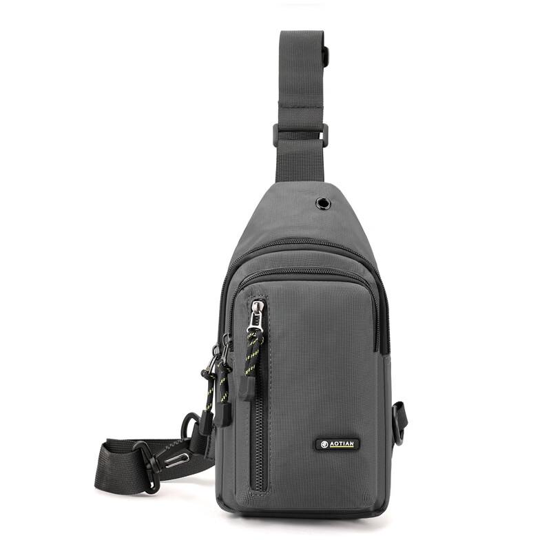 

Li Shen Men s Casual Chest Sling Bag