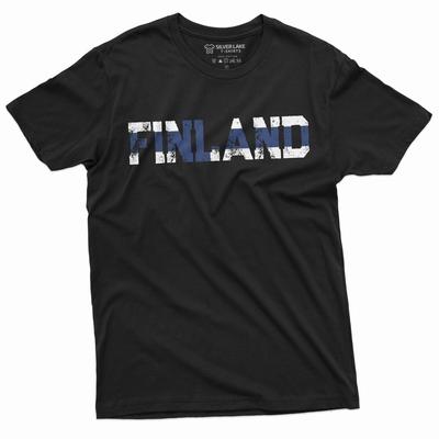 T-shirt Finlande T-shirt Drapeau National Finlandais T-shirt Patriotique Finlandais Cadeaux Finlandais