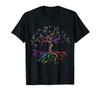 T-shirt Albero Vita Arcobaleno LGBT Cool Orgoglio Gay Alleato