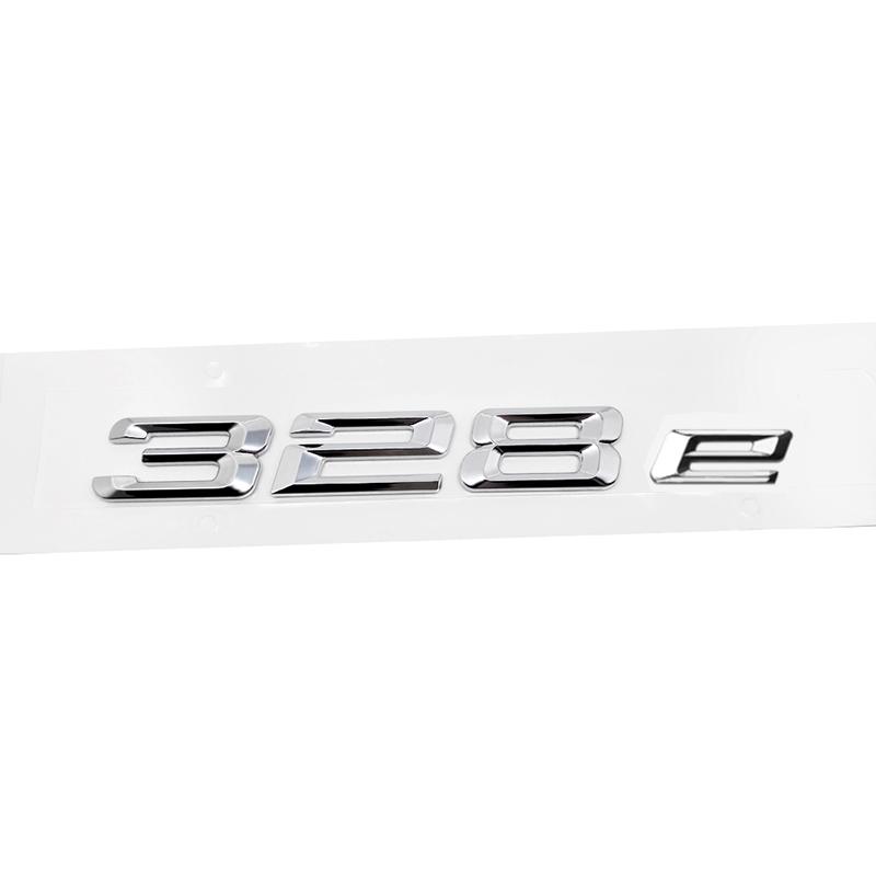 ABS Car Rear Trunk Logo Badge Emblem Sticker For BMW 3 series 316e 328e 318e 320e 325e 330e 335e E46 E90 E91 F30 F31 F34 G20