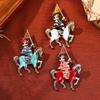 Broches de Cavalo da Moda Para Mulheres Unisex Pins de Animais Decoração de Roupas Acessórios de Joias de Festa Casual Presentes de Amigos de Ano