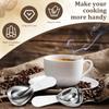 4Pcs Stainless Steel Coffee Spoons Coffee Measuring Scoop Measuring Spoon Beans Tea Sugar Spices Flour Sugar Home Barista Tools