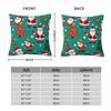 Pillow Case Christmas Soft Pillow Cover Novelty Cushion Cover Printed Pillowcases For Sofa Car Home Decor