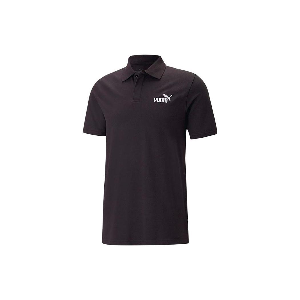 PUMA Essential Pique Polo Black Men s 676673-01 L