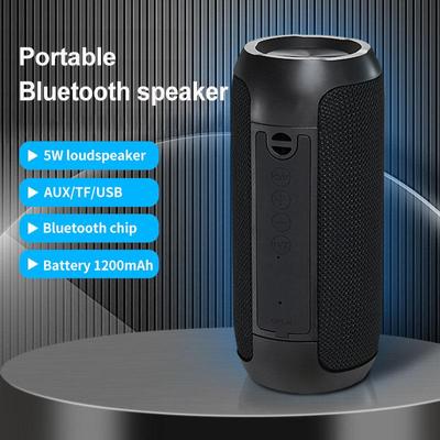 SACOSDING Tragbarer Bluetooth-Lautsprecher, kabellose Basssäule, wasserdichte Vibro-Lautsprecher für Outdoor-Musik, TF-Karte, Subwoofer-Lautsprecher