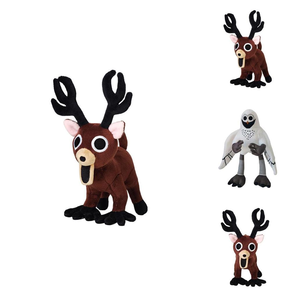 Elk Owl 99nights Terror Game Plush Doll For Collectors Gift And Horror Theme Decor