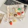 1 Cartoon Cute Plush Animal Pendant Fabric Bag Accessories Canvas Bag Pendant Keychain Pendant