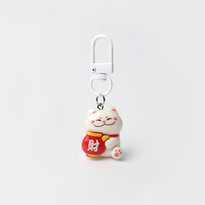 

Милый брелок для ключей Lucky Cat, мультяшный брелок Fortune Cat, брелок для автомобиля, сумки, украшения, кулон, брелок для пары, подарок