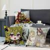 Collei Genshin Impact Cushion Cover 30x50 Polyester Sofa Cushions Decorative Throw Pillows Home Decoration Pillowcover