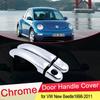 For Volkswagen VW New Beetle 1998~2011 Chrome Door Handle Cover Trim Catch Car Set Styling Accessories 1999 2000 2001 2002 2005