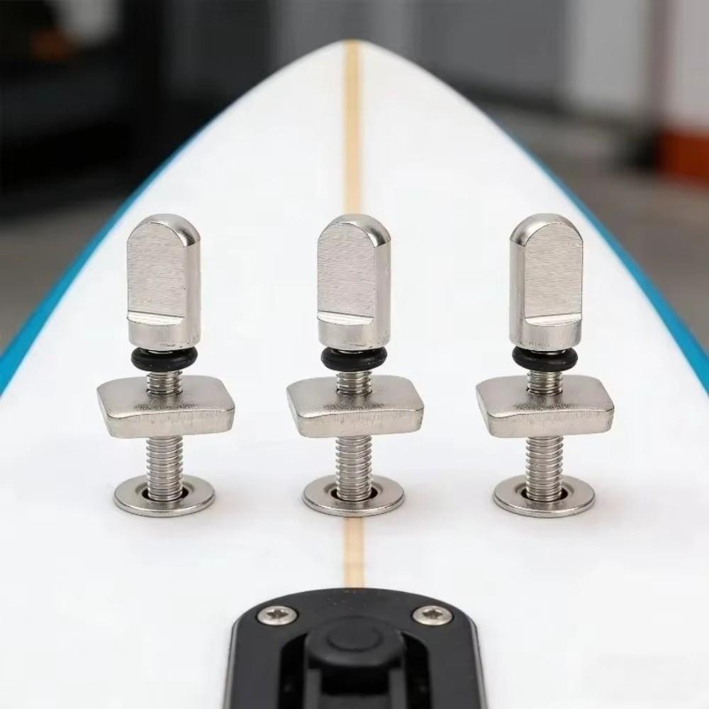 1PCS Replaceable Fin Bolts M4 Thread Single Fin Nails Durable Surf Fin Screws  Surfboard Longboard
