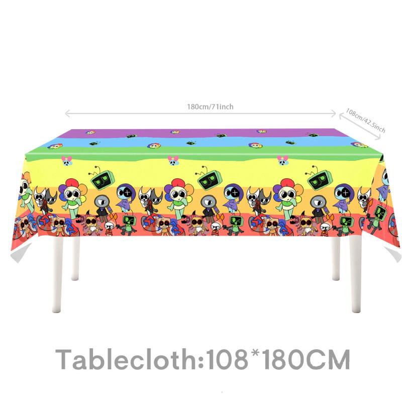 Set Decoratiuni Petrecere Tematica Lumea lui Dandy Cu Farfurii de Hârtie, Pahare și Stindard Pentru Ziua de Naștere a Copiilor