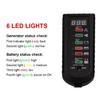 Heavy Duty Car Battery Load Tester 1000A Cranking Simulation Shock Resistant ABS Housing Clear LCD Display for Mechanic