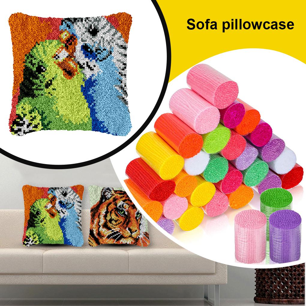 Home Office Hotel Pillowcase Couch Crossstitch Pillow Cover Ornament DIY Crocheting Crafting Handicraft Accessories