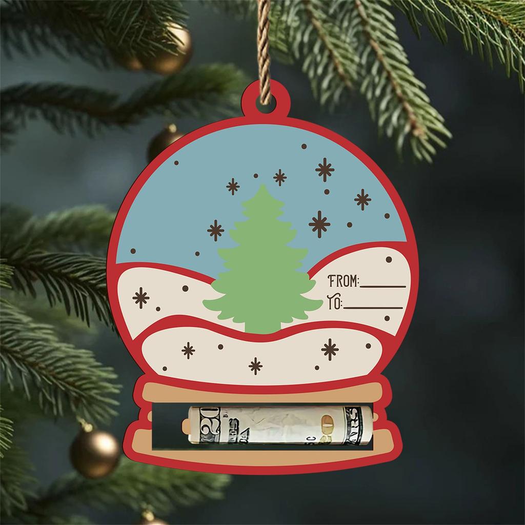 Christmas Money Holders Gift, Christmas Money Holders For Cash,Wooden Christmas Money Holder Gift,Christmas Money Holders Hanging Decor