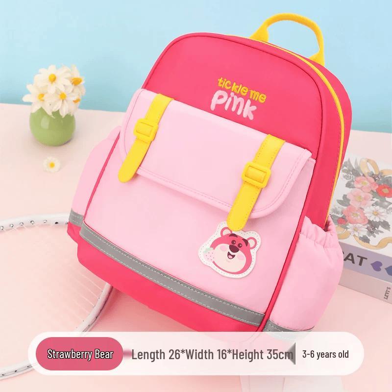 Disney Girls  Kindergarten Strawberry Bear Backpack