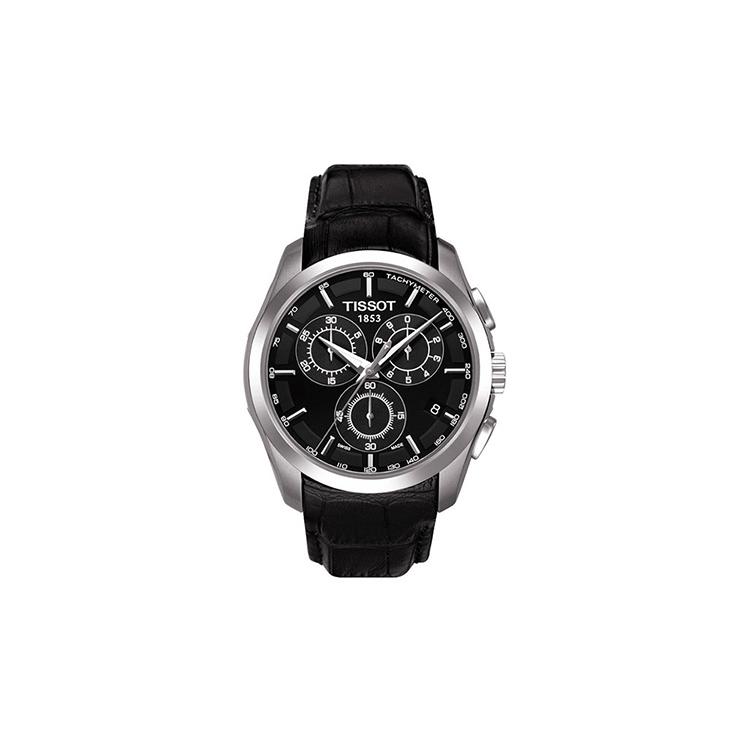 Tissot Kutu Collection Quartz Movement Men's Watches Watch 41mm Black Dial Stainless Steel Case T035.617.16.051.00