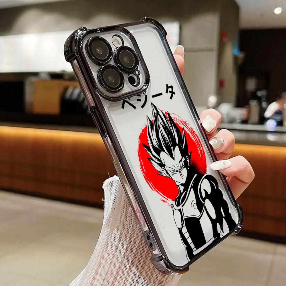 Dragons Balls Son Goku Vegeta Cartoon Phone Case For Xiaomi 15T 14T 13 Pro 15 F8 Ultra Poco X7 F7 Pro 5G X3 X6 F5 M7 Clear Cover