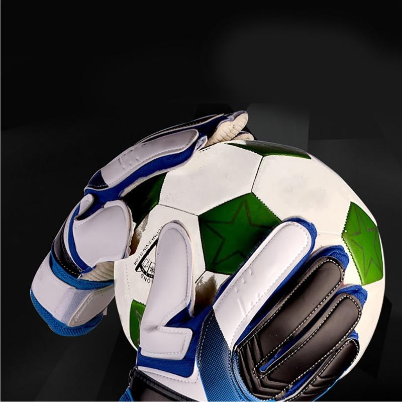 Goalkeeper Gloves, Football Glove Goalkeeper Gloves with Fingersave Goalie Gloves Breathable Football Goalkeeping Gloves