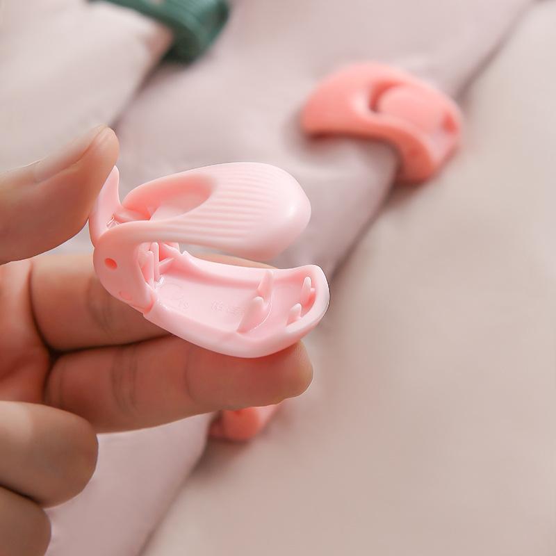 6Pcs Bed Sheet Cover Holder Pegs Non-slip Blanket Fastener Clip Buckle Anti-slip Duvet Fasteners Bed Clips Fixer