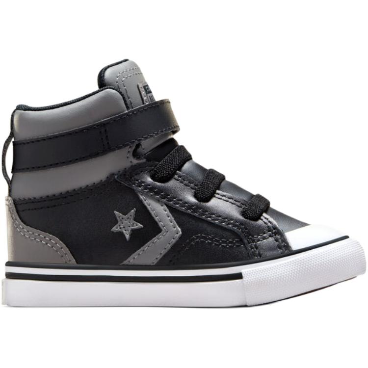 Converse Pro Blaze EasyOn High TD Sharkskin Baby Sneakers Grey Black White A09330C