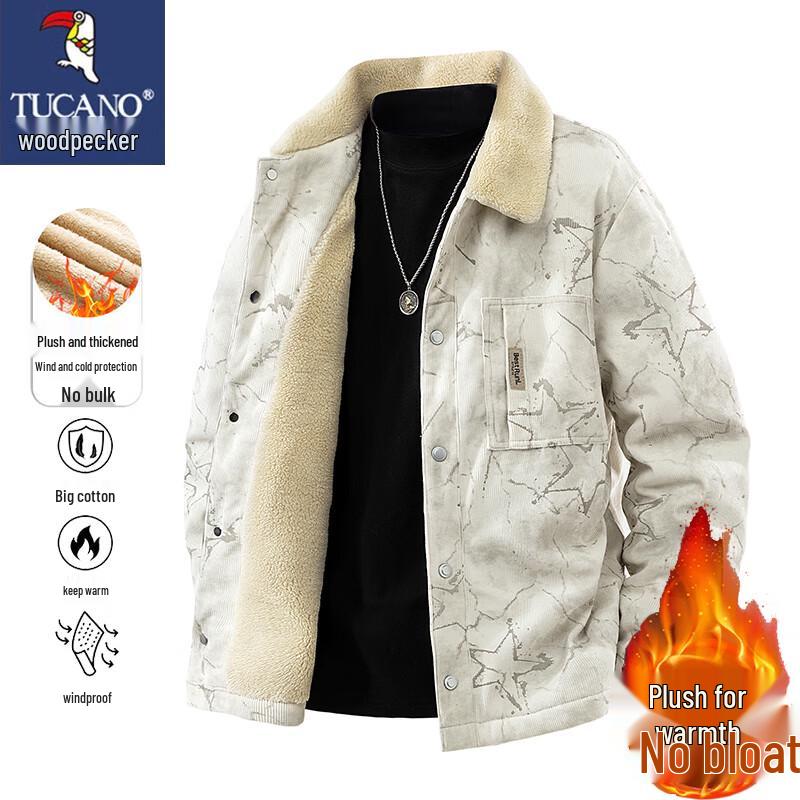 

TUCANO Men s Autumn Winter Casual Lapel Jacket 5XL