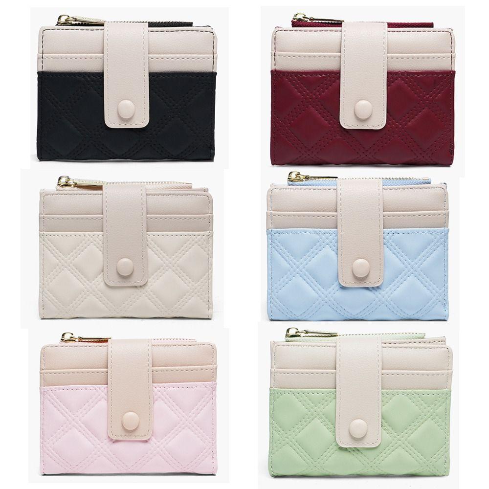 

Женский простой кошелек с отделением для карт, большой вместительный кошелек для монет, портативная сумка для денег, женская сумка