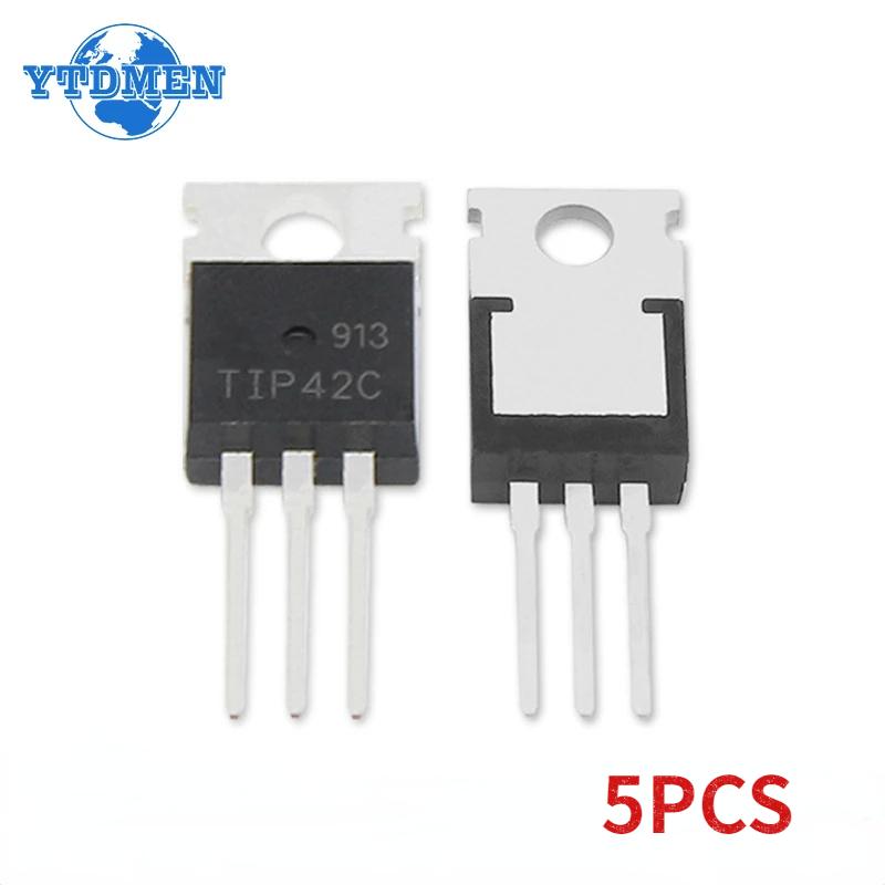 5/10PCS TO-220 Transistor TIP41C TIP42C 100V 6A NPN Transistors TIP41 TIP42