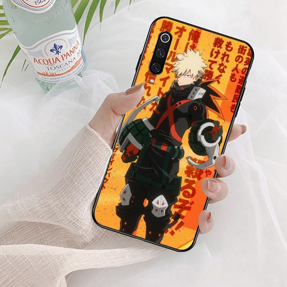 Anime B-Bakugo Katsuki  Phone Case For Xiaomi Mi 5X 8 9 10 11 12 lite pro 10T PocoX3pro PocoM3 Note 10 pro lite
