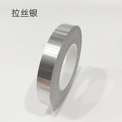 Self Adhesive Tile Gap Strip 0 5cm Wide 50m Long Silver Foil Style Waterproof Flexible Sealing Tape for Bathroom Kitchen Floor Wall Grout Joint