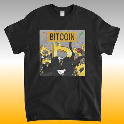 Bitcoin BTC Crypto Cryptocurrency Altcoin HODL Black T-Shirt UPC111  Unisex T-Shirt