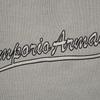 Emporio Armani Letter Embroidered Striped Trim Long Sleeve Sweater Men Sweater Gray-Brown 6R1MXA-1MFUZ-0643