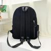 Student Solid Color Schoolbag Women's Corduroy Backpack