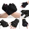 1Pair Bicycle Gloves Fingerless Gloves for Motorbike Motorcycle Hiking Hunting Gloves