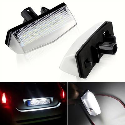 LED License Plate Light Rear Tag Lamp Assembly IP67 White For Toyota Venza 09-13