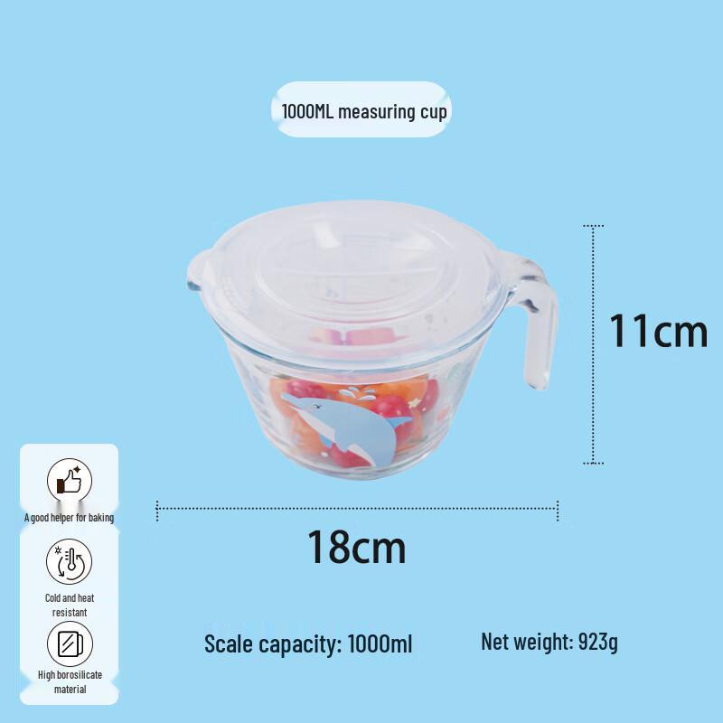Xihe Borosilicate Glass Measuring Cup