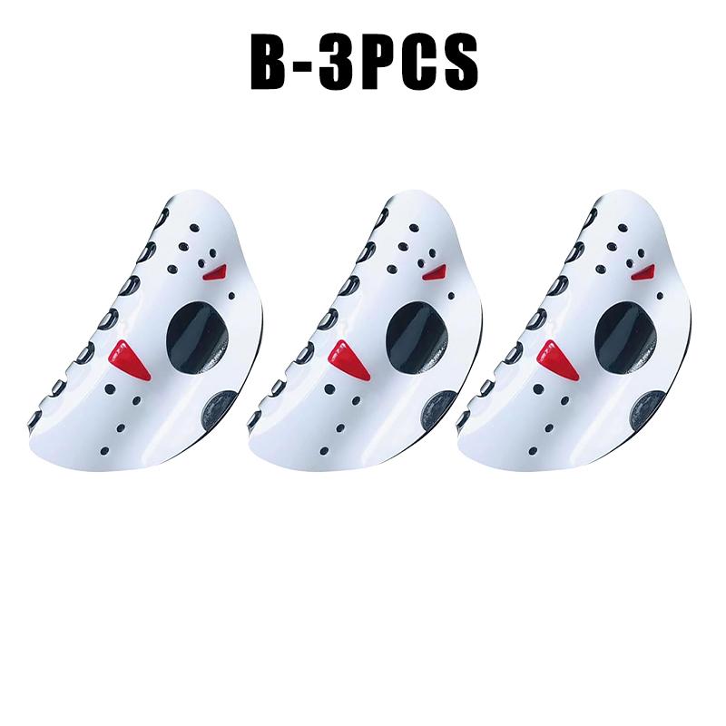 Ghost Face Halloween Claw Clips Spooky Smiley Mask Halloween Hair Accessories 3D Ghost Hair Clips Unique Fun Hair Clips