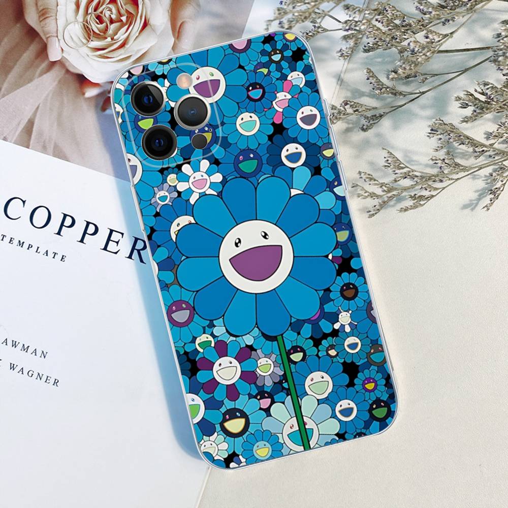 Art Japanese M-Murakami Artisti T-Takash TPU Silicone Case For IPhone 11 12 13 14 15 16 17 Pro Max Shockproof Clear Back Cover