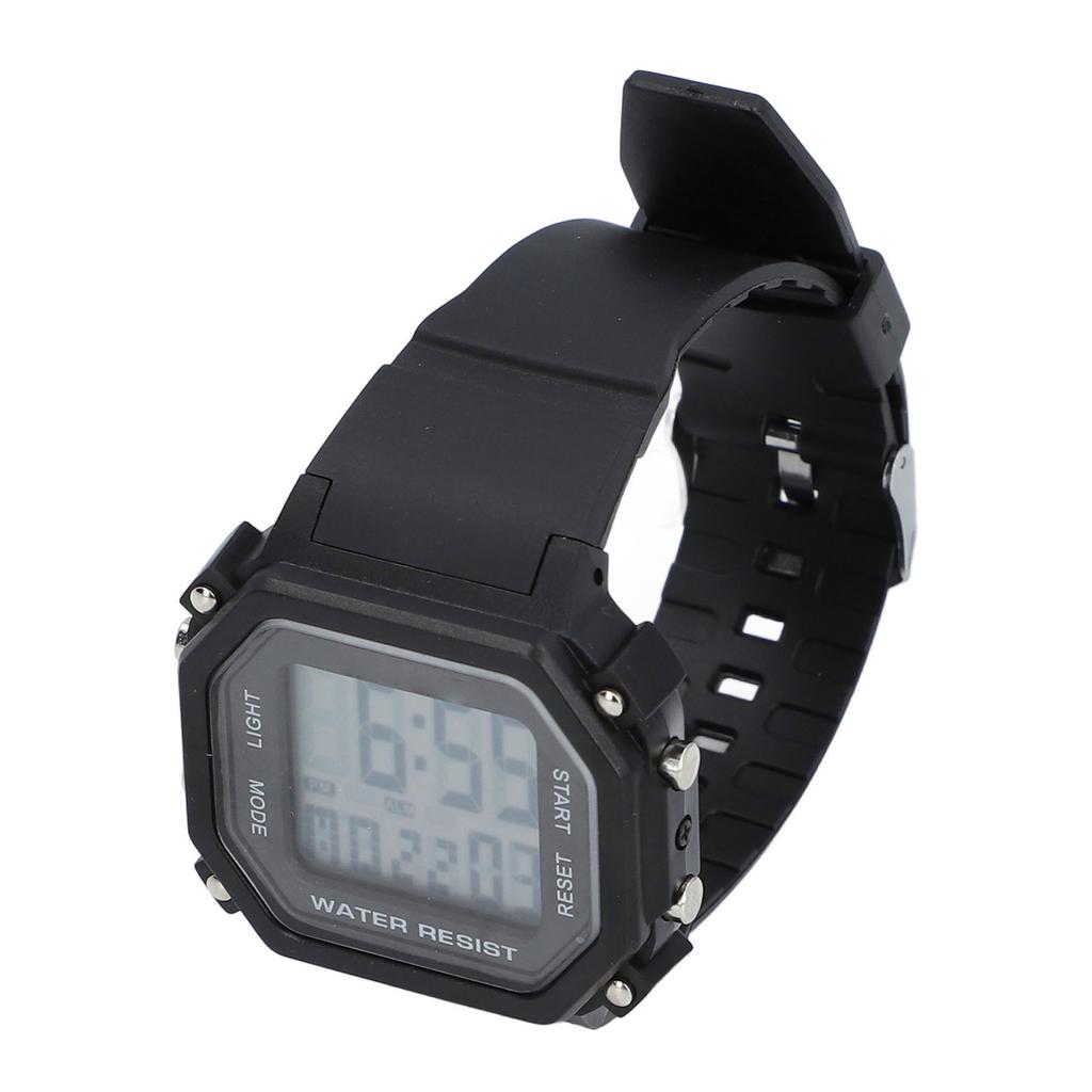 Unisex Digital Watch LED Luminous Stopwatch Chronograph Alarm Shock and Drop Resistant 50M