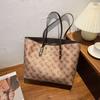 Single Shoulder Large Bag Women's New Fashion Printed Tote Bag Versatile Large Capacity Bag Shopping Bag