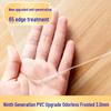 Transparent PVC Table Mat: Oil-Proof, Waterproof, and Dirt-Resistant Dining Table Protector