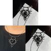 Gothic Punk Heart Shape Necklace With Alloy Pendant For Men Women Gothic Fashion Jewelry